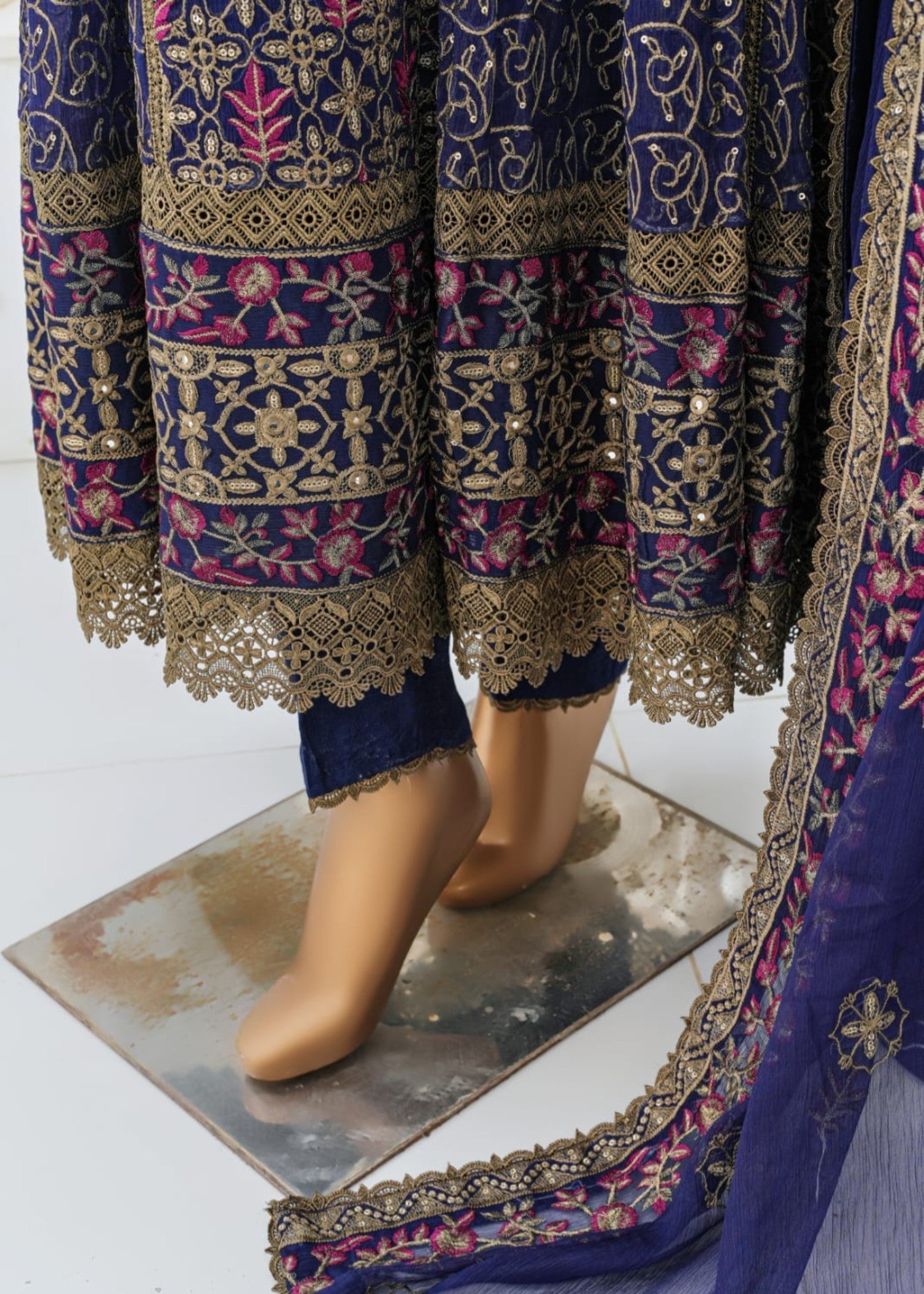 Ahmed Creations AYZEL BLUE Women 3pcs