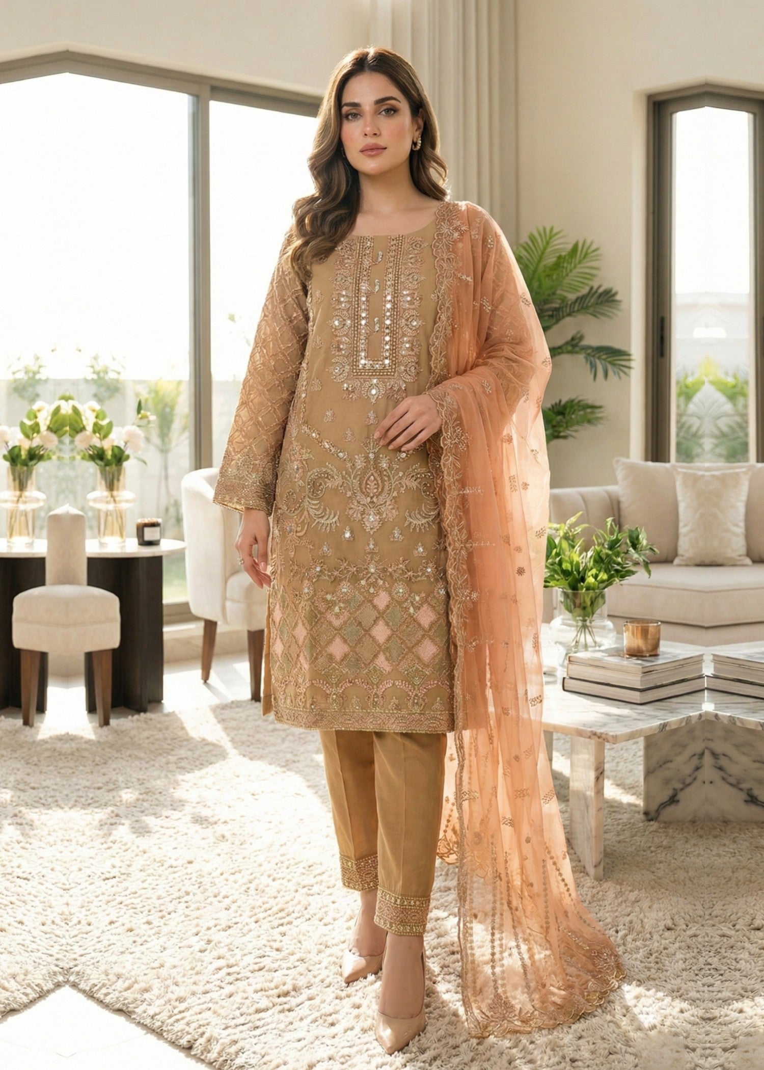 Diara Couture ASEES US 504 MARI GOLD Women 3pcs