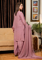 Yolo Pret Raw Silk with Farshi Shalwar ROZANA S25 0024 Women 3pcs