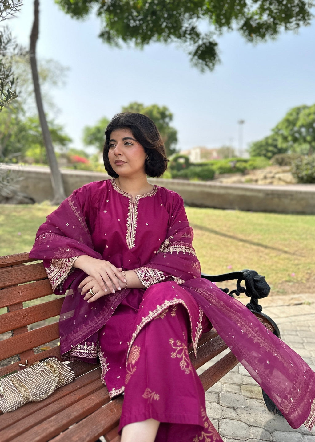 Chaudhary Arts Sofia Embroidered (stitched) Women 3pcs