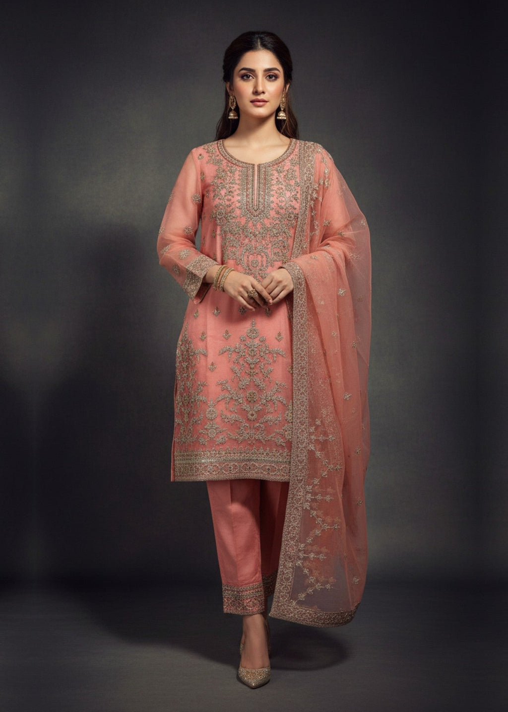 Diara Couture HOOR US 498 PINK Women 3pcs