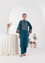 Stylish Collection LIME TEAL Women 2pcs