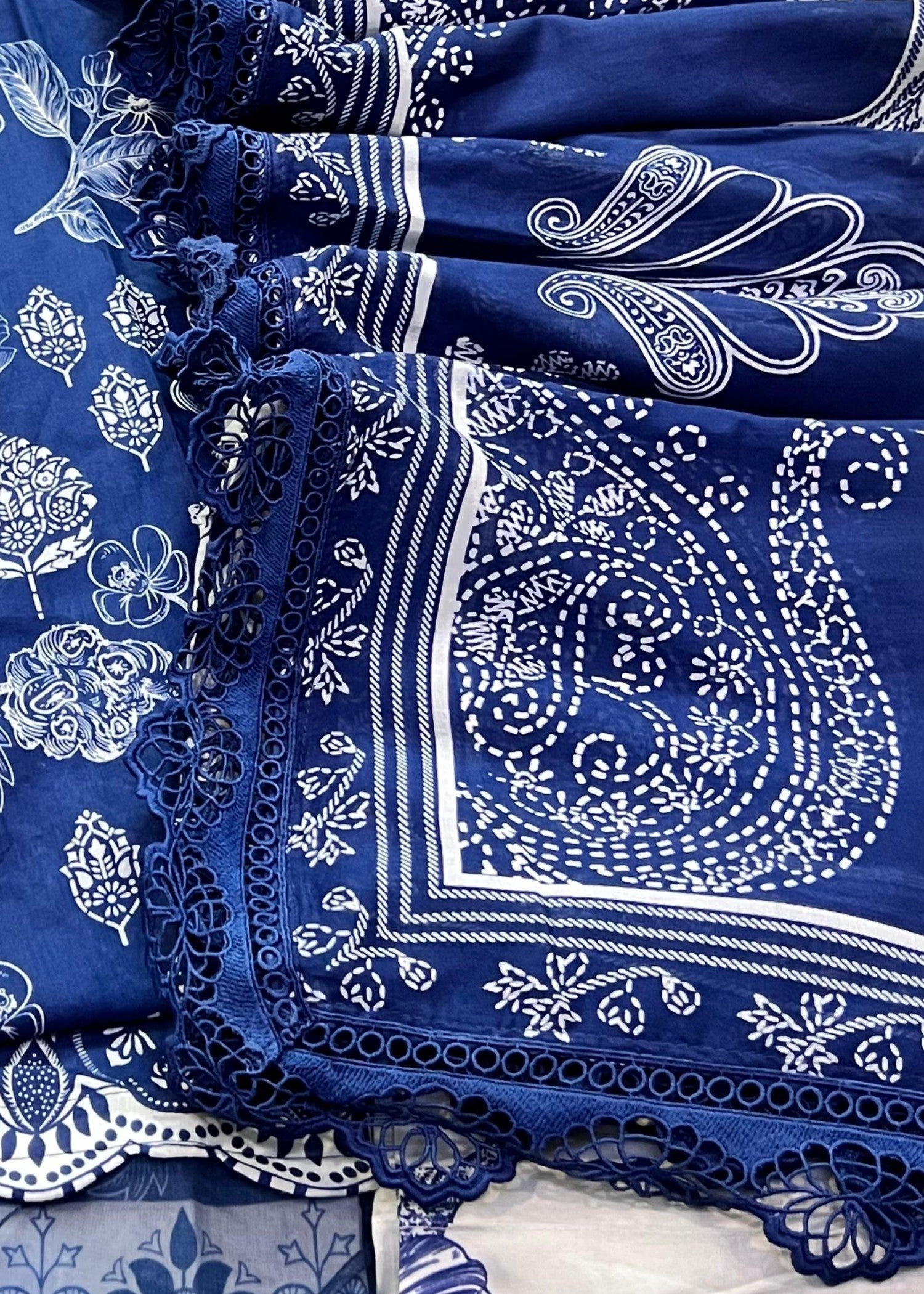 Firdous Pret Denim Frost D929 Women 3pcs