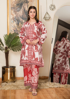 Yolo Pret Printed Arabic Silk Lawn Set ASLS A25 0004 Women 2pcs