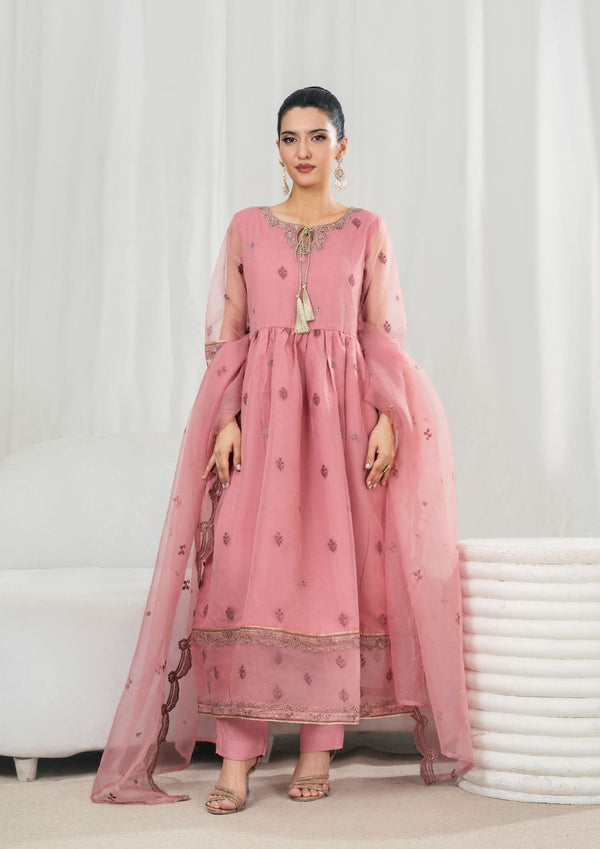 Alfatah Pret Embroidered Organza ZAUQ S25 0202 Women 3pcs