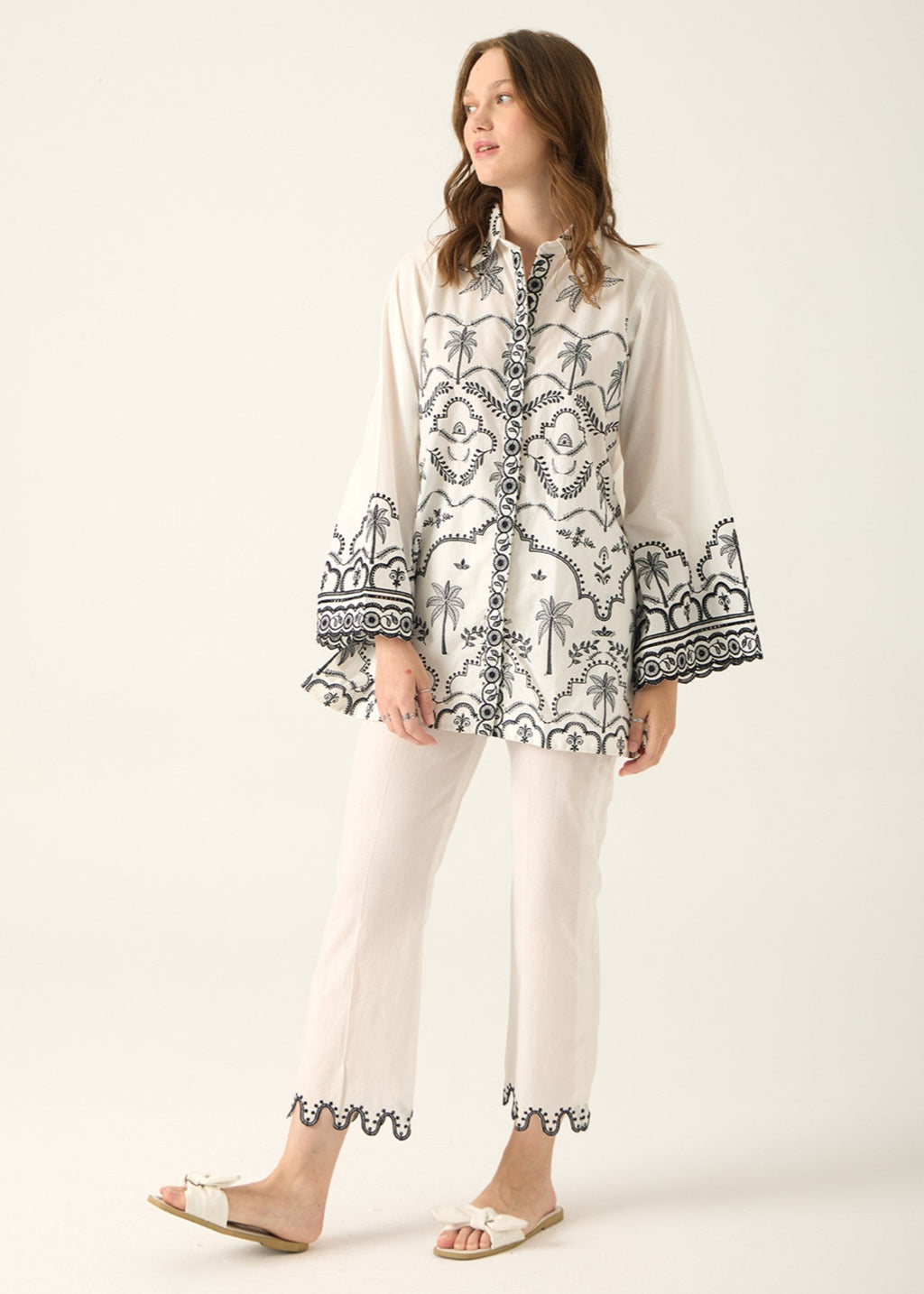 Kiara Zynel – Embroidered Co ords Set Women 2pcs