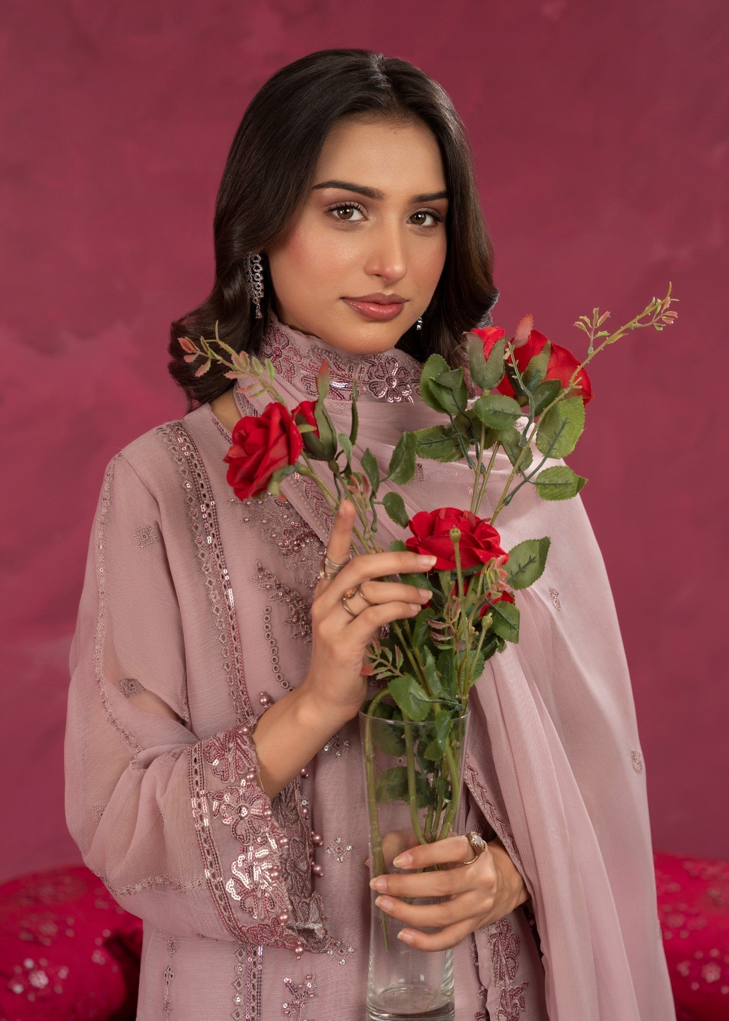Four Season Boutique ZOBIA GHARARA LAVENDER Women 3pcs