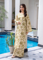 Zeenat & Zoha OLIVE Women 2pcs