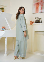 The Turkish Wear Lajwanti Pastel Green Women 2pcs