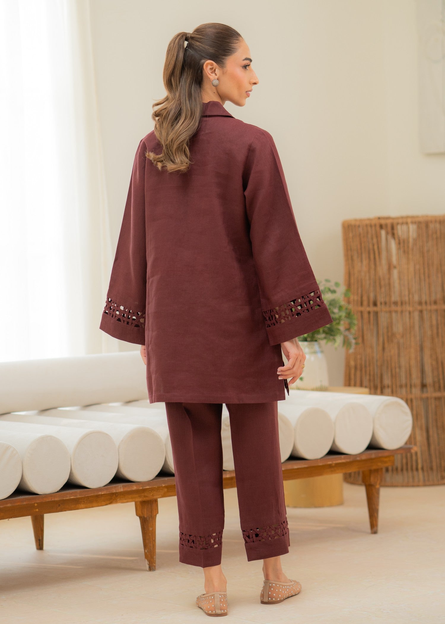 Sahar Cherry Noir Women 2pcs