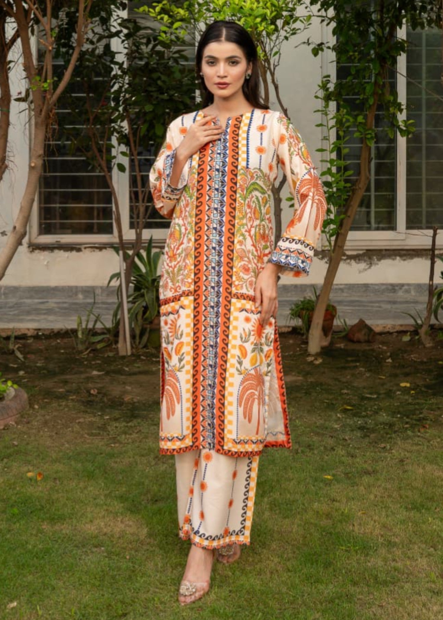 Tehzeeb Libas LALAHZAR CORD SET Women 2pcs