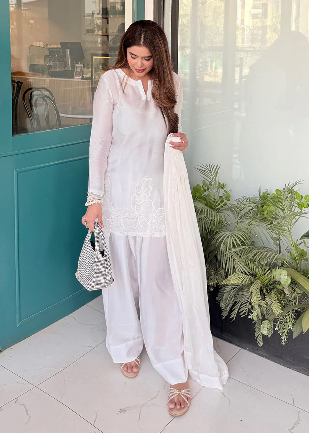 Rangeen Roheen with Farshi Shalwar Women 3pcs