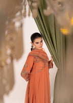 Pehnawa Fashion Flare Maxi chiffon Women 3pcs