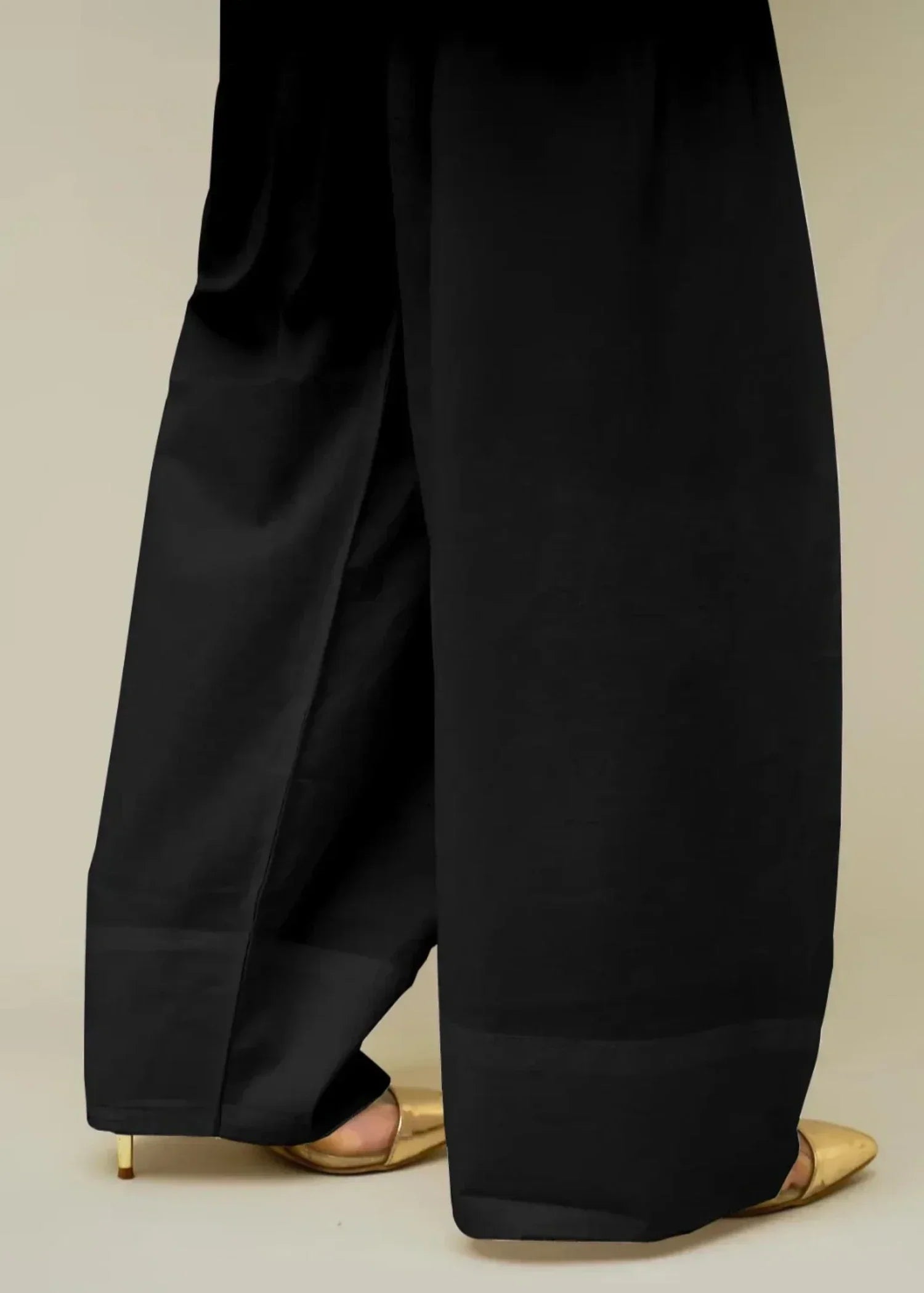 The Turkish Wear BLACK FARSHI SHALWAR Women 1pcs