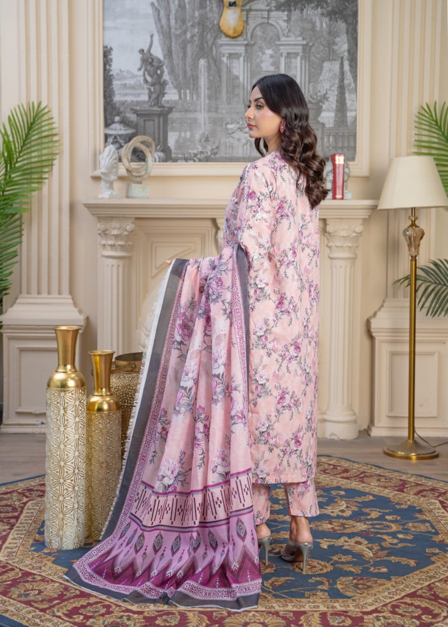 Gul Fashion Embroidered Lawn Kurta Set 16 Women 3pcs