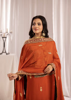 Alyssa RUST SUIT ALN18 Women 3pcs