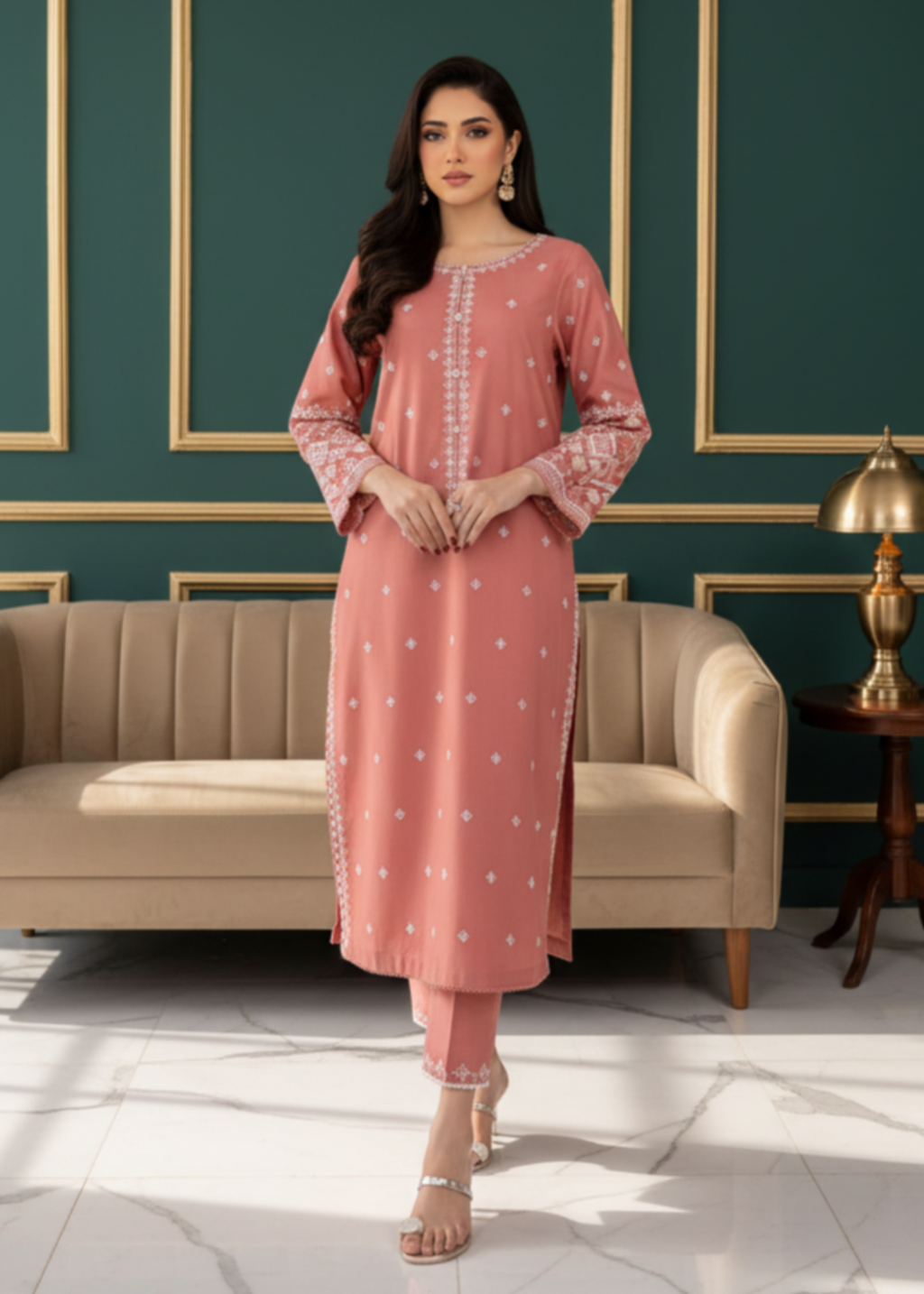 Shehroz Fashion Rose Dusk Women 2pcs