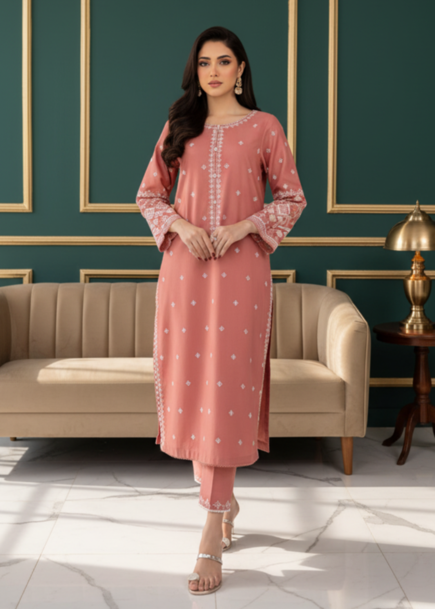 Shehroz Fashion Rose Dusk Women 2pcs