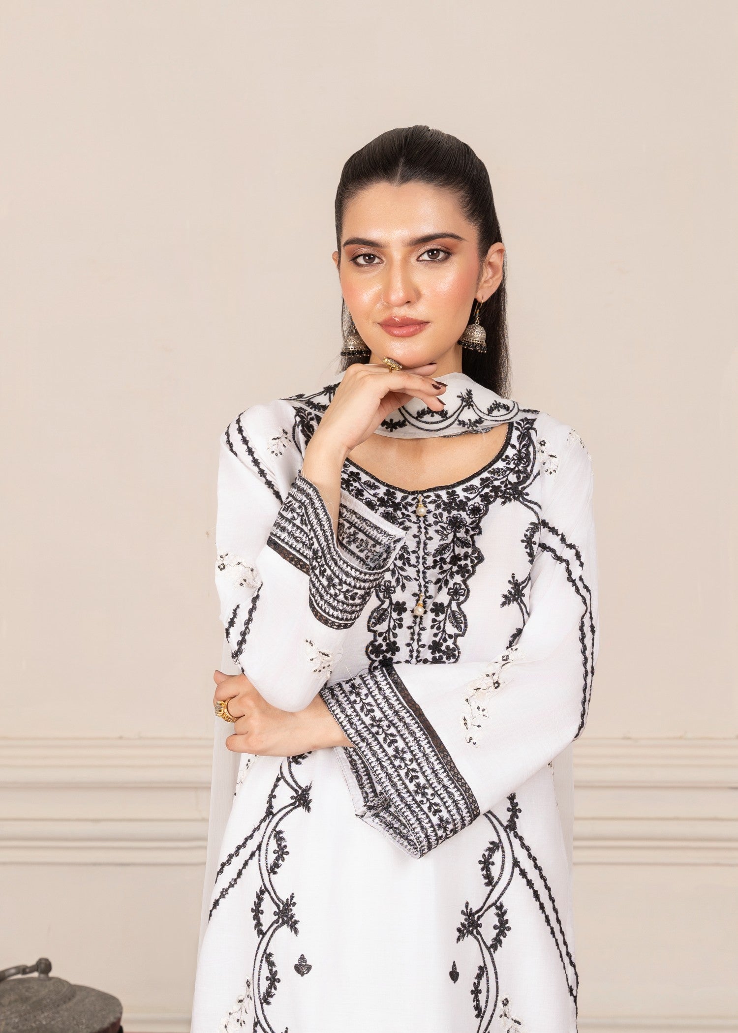 Four Season Boutique ZIRWAH COTTON WHITE Women 3pcs