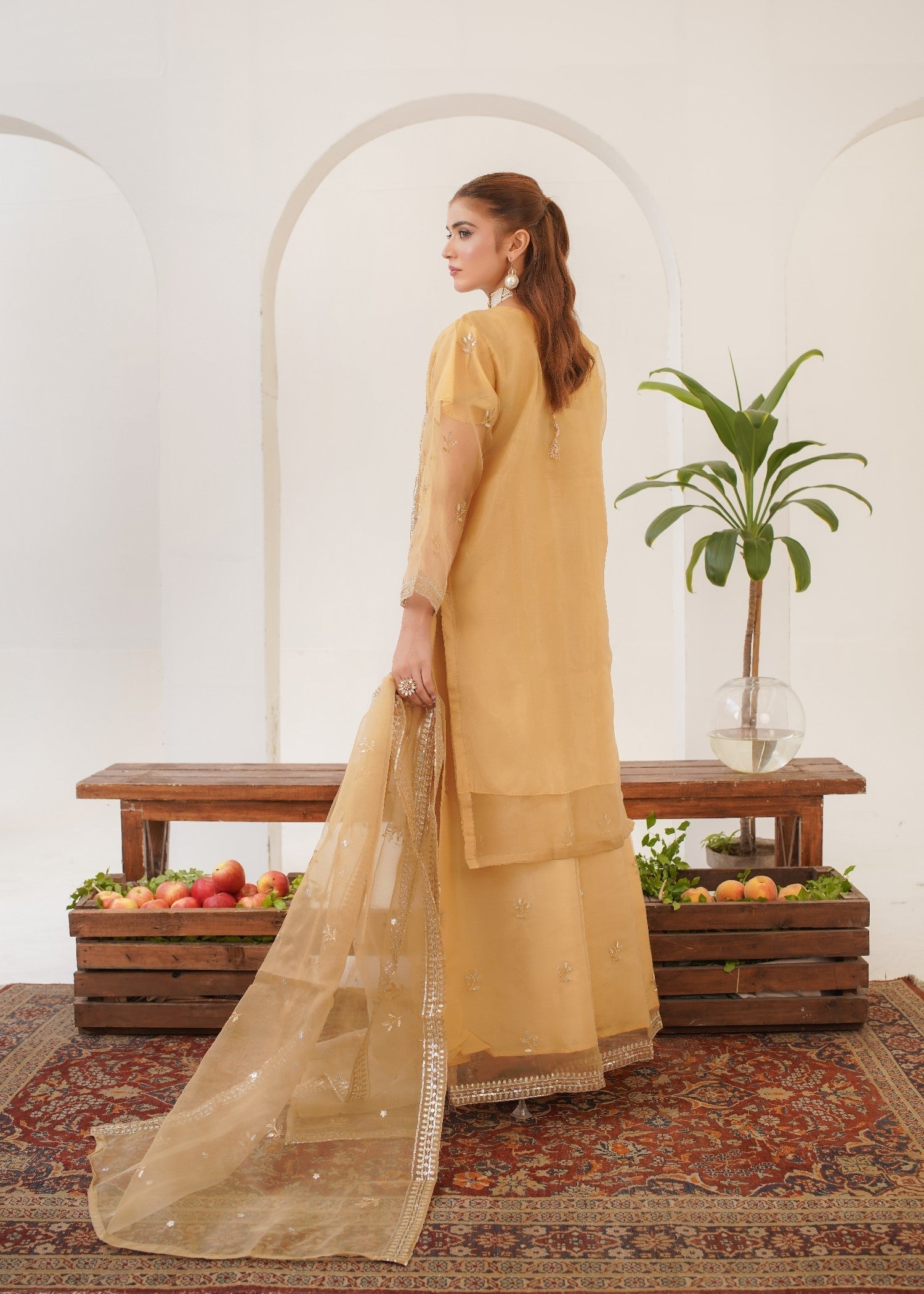 Gulposh Areej Fancy (Embroided ) Skin Women 3pcs