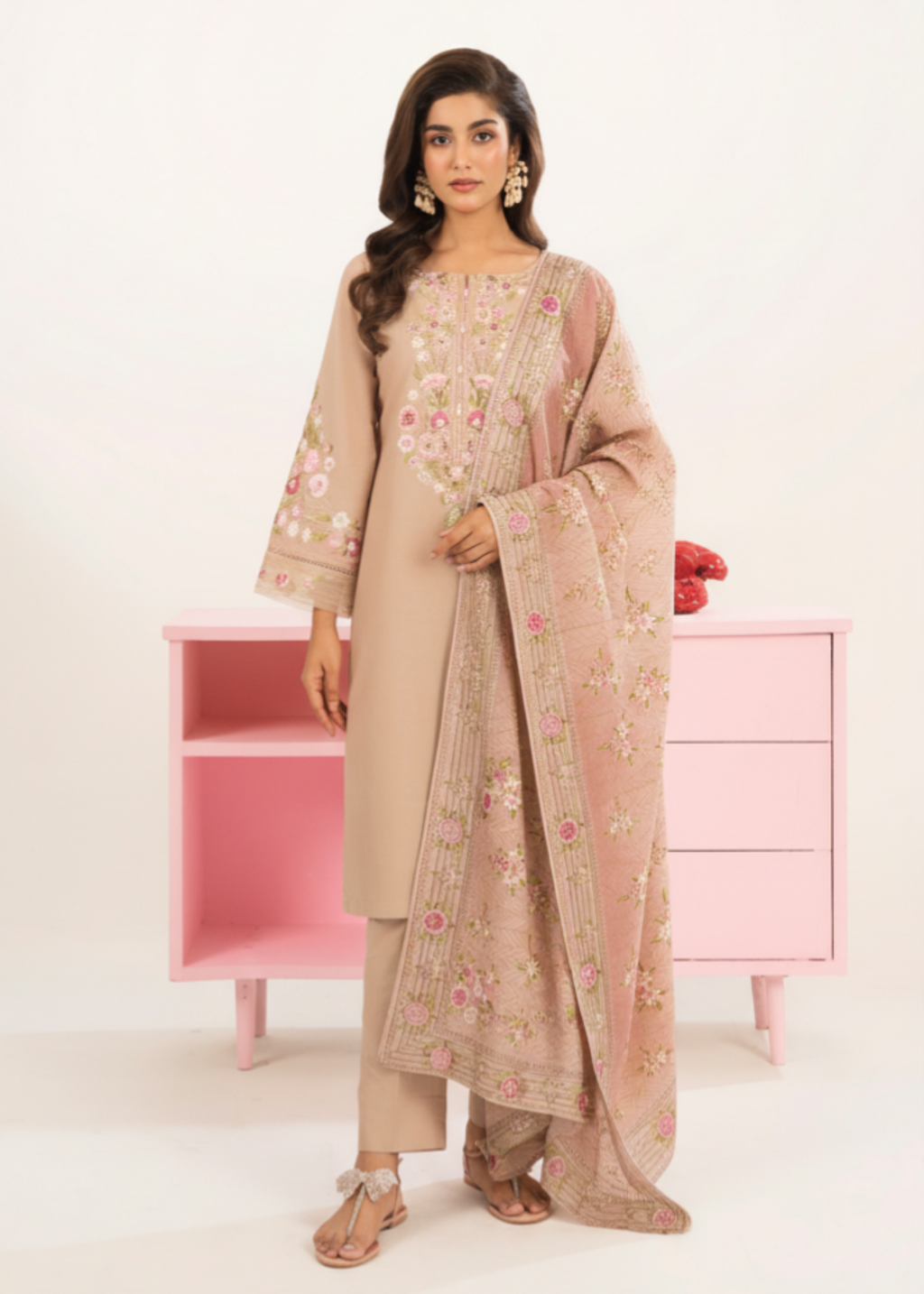 Sahibas By Mirza Khirman Skin Women 3pcs