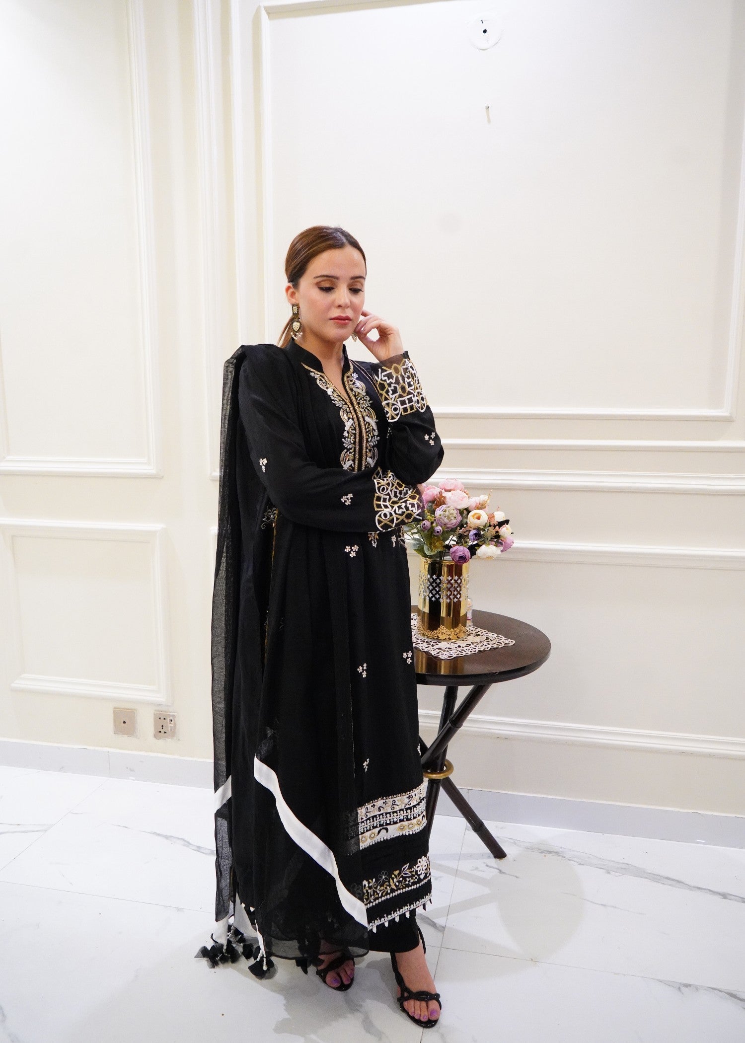 Fernazcouture Black Edit Women 3pcs