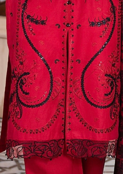 Suits By Sadia Red & black hot charm Women 3pcs