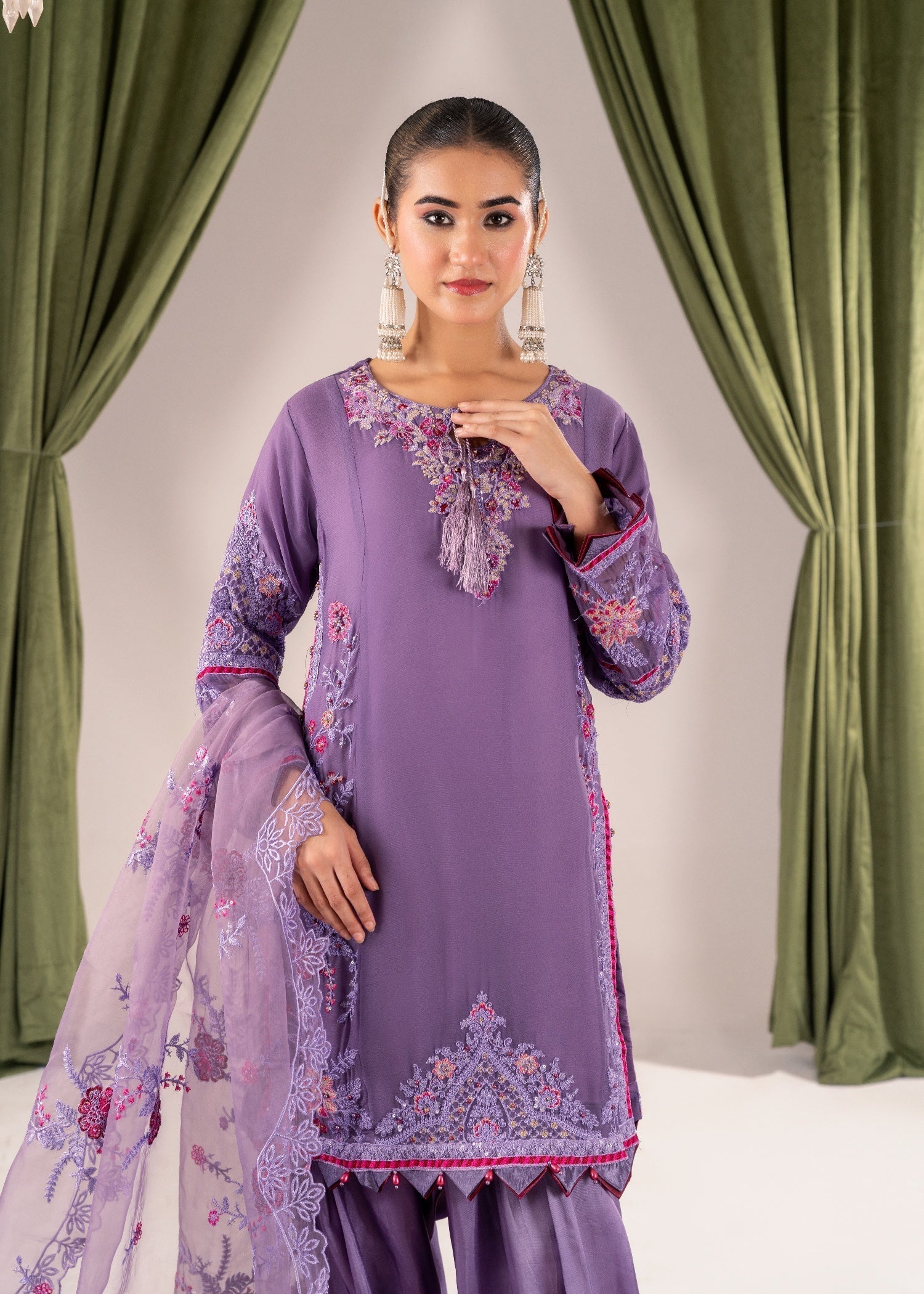 Pehnawa Fashion Charming light chiffon Women 3pcs