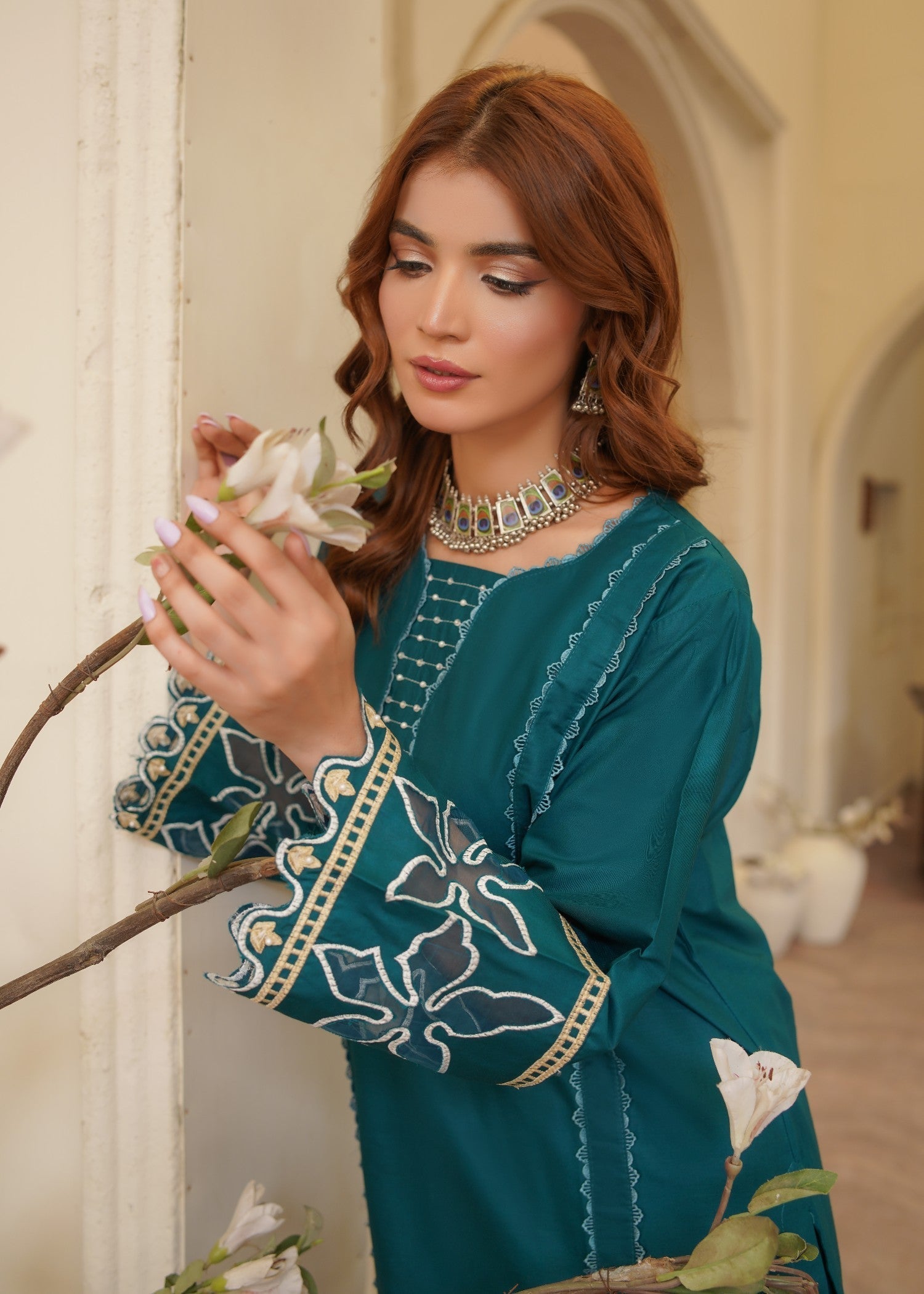 Gulposh Zeenat (Embroided ) See Green Women 2pcs