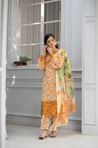 Afiay Clothing Naranji Women 3pcs