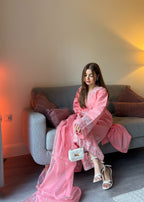 The Turkish Wear Pink Punch Women 3pcs