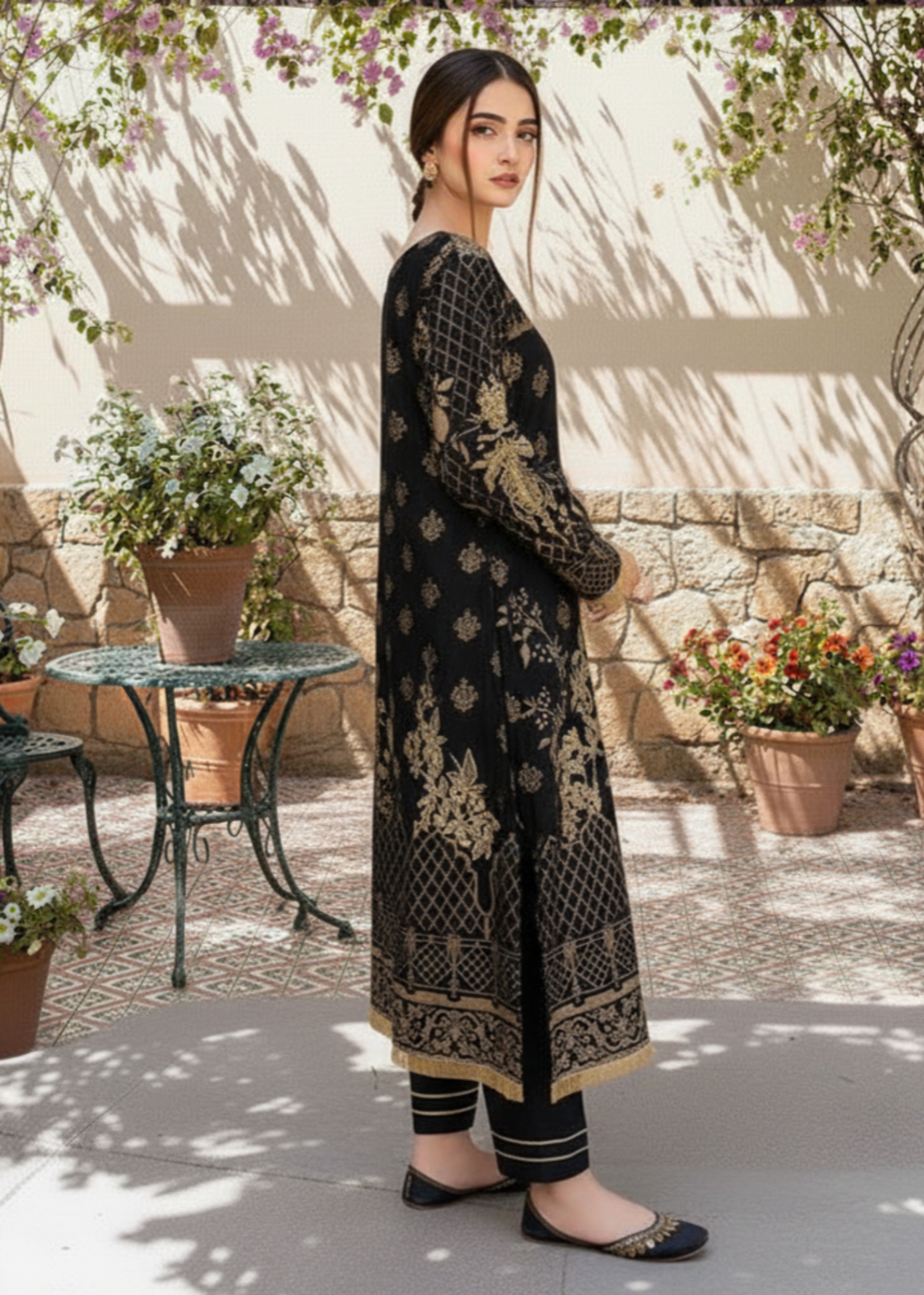 Diara Couture CHAMBELI JK 471 BLACK Women 3pcs