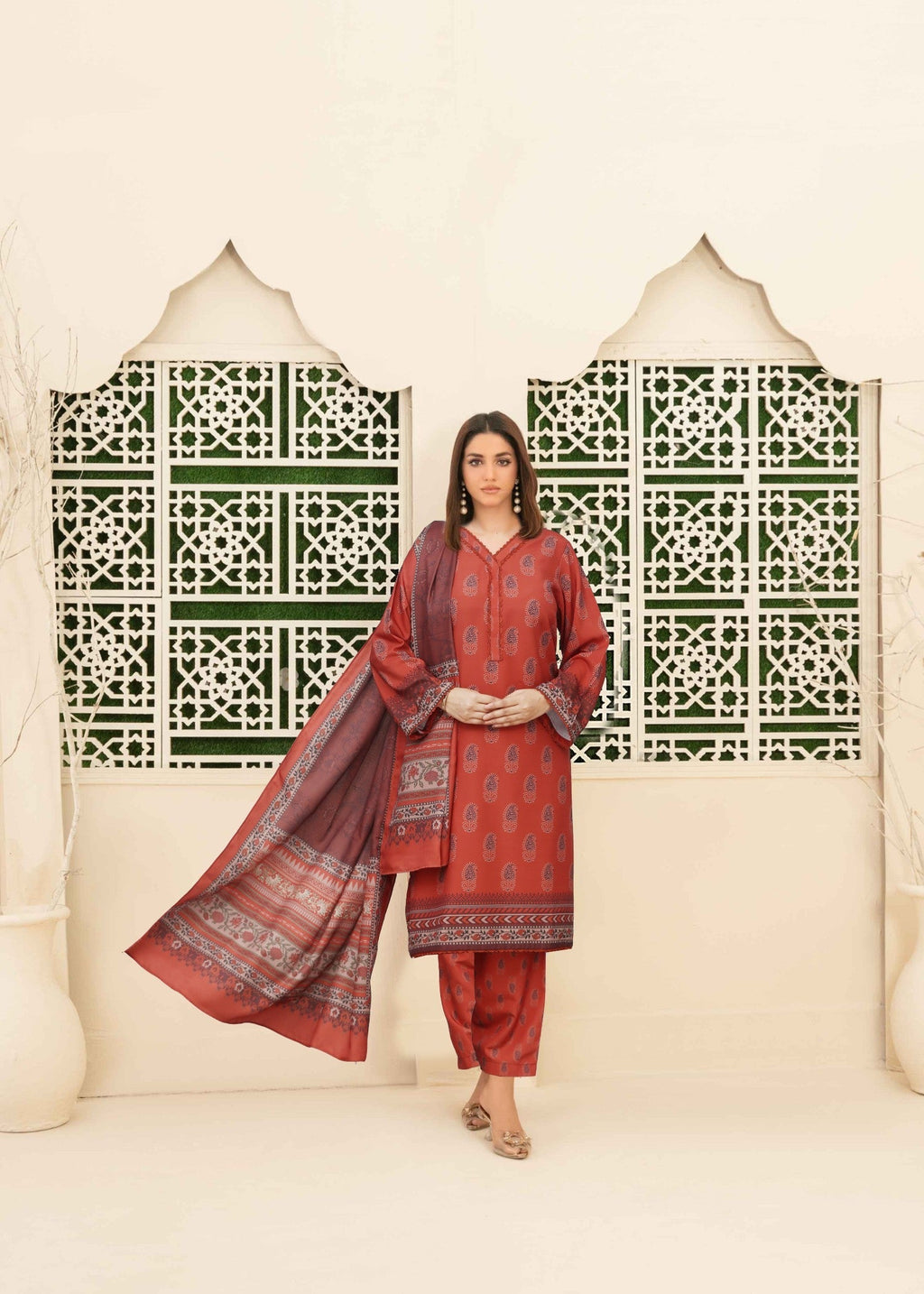 Meherma Ethnic Heritage Winter Suit Women 3pcs