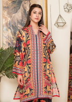 Yolo Pret Printed Arabic Silk Lawn Set ASLS A25 0008 Women 2pcs