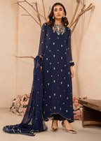 Agha Jaan Insia Blue Women 3pcs
