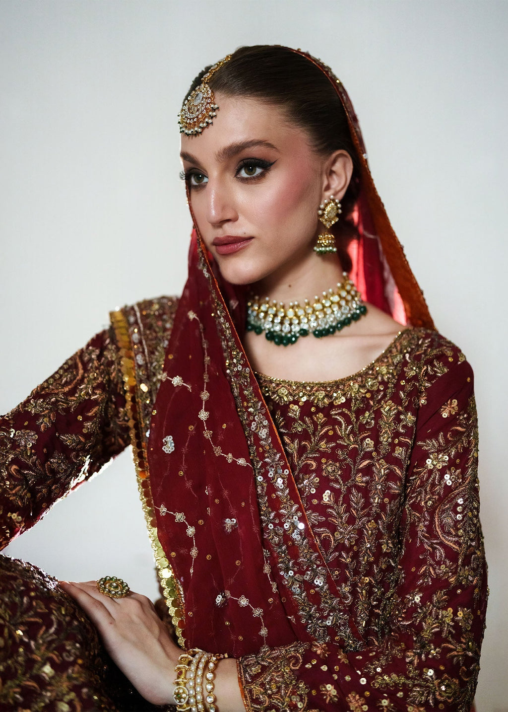 Haseens Official Surkhaab 2 Women 4pcs