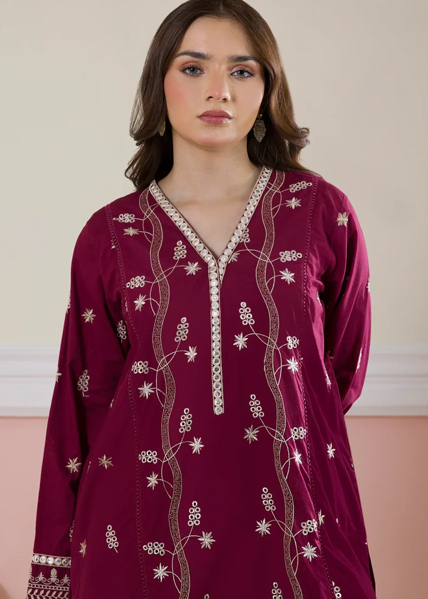 Zellbury WPS2522603 Maroon Women 2pcs