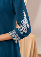Four Season Boutique NIMRA PISHWAS TEAL Women 3pcs