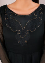Eshals Wardrobe Black Pishwas Women 2pcs