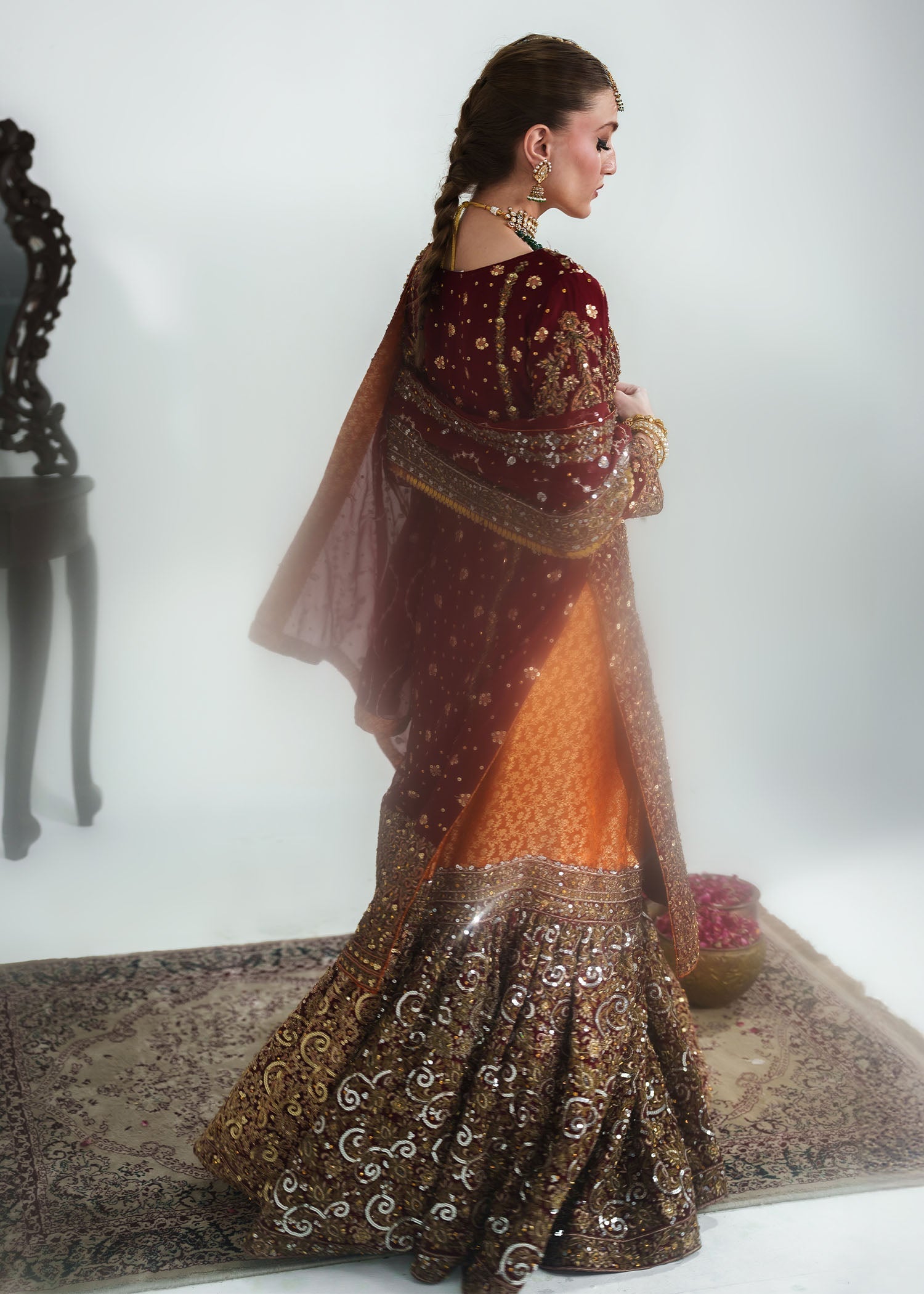 Haseens Official Surkhaab 2 Women 4pcs