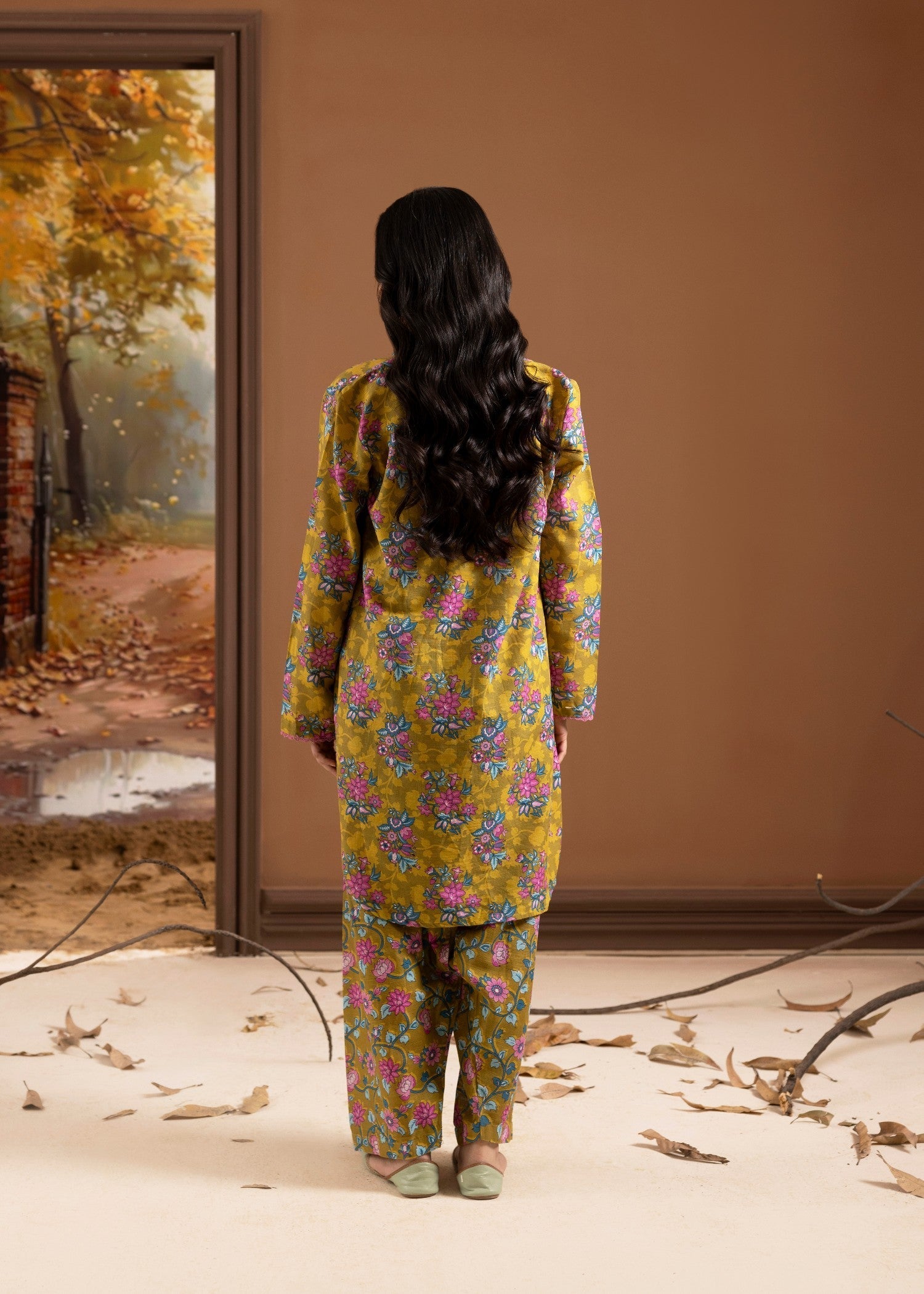 Zellbury WPW2522689 Olive Green Women 2pcs