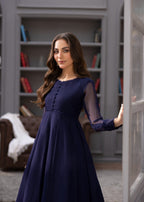 Alyssa NAVY BLUE MAXI ALM05 Women 3pcs