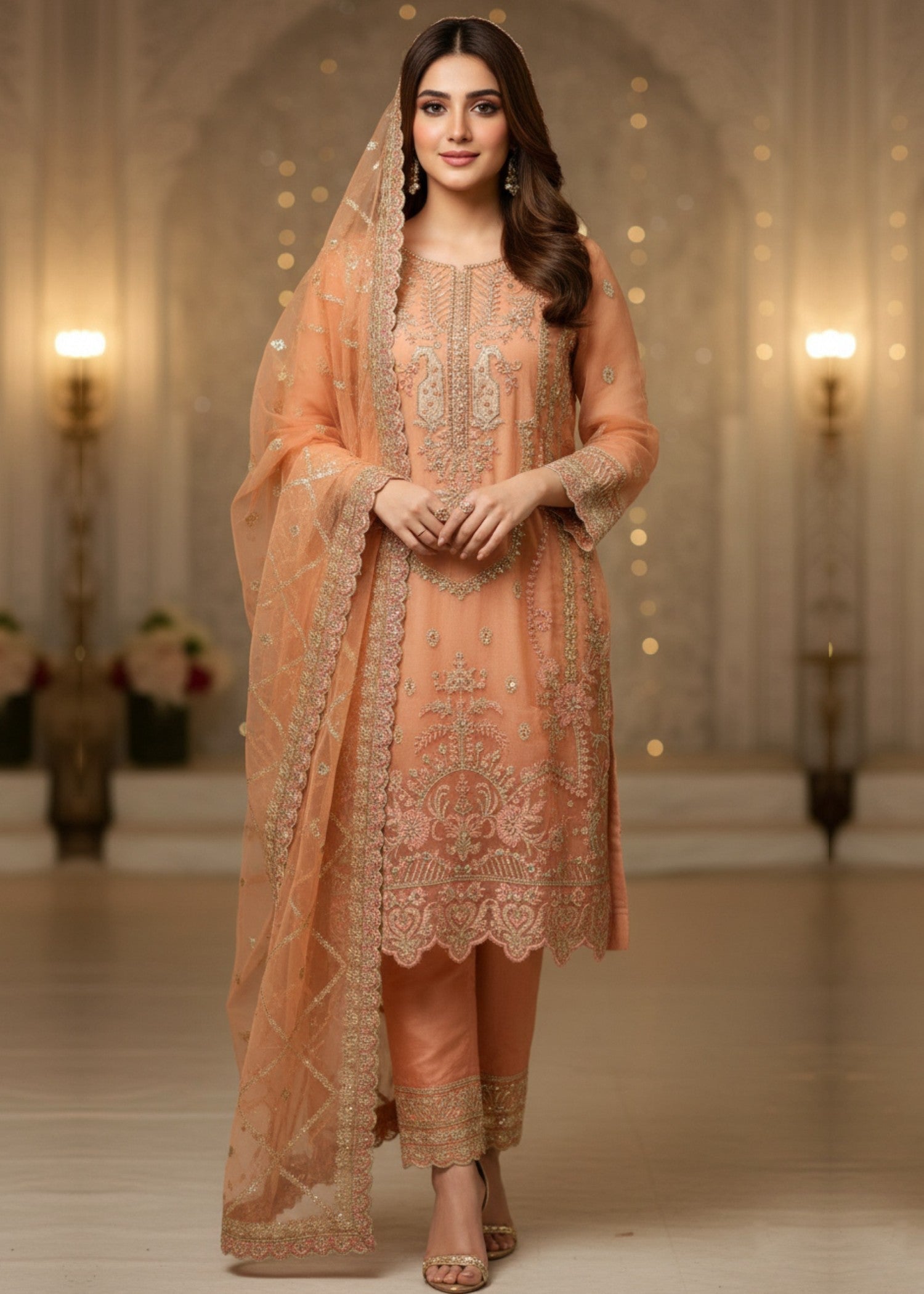 Diara Couture ABEER US 534 D. PINK Women 3pcs