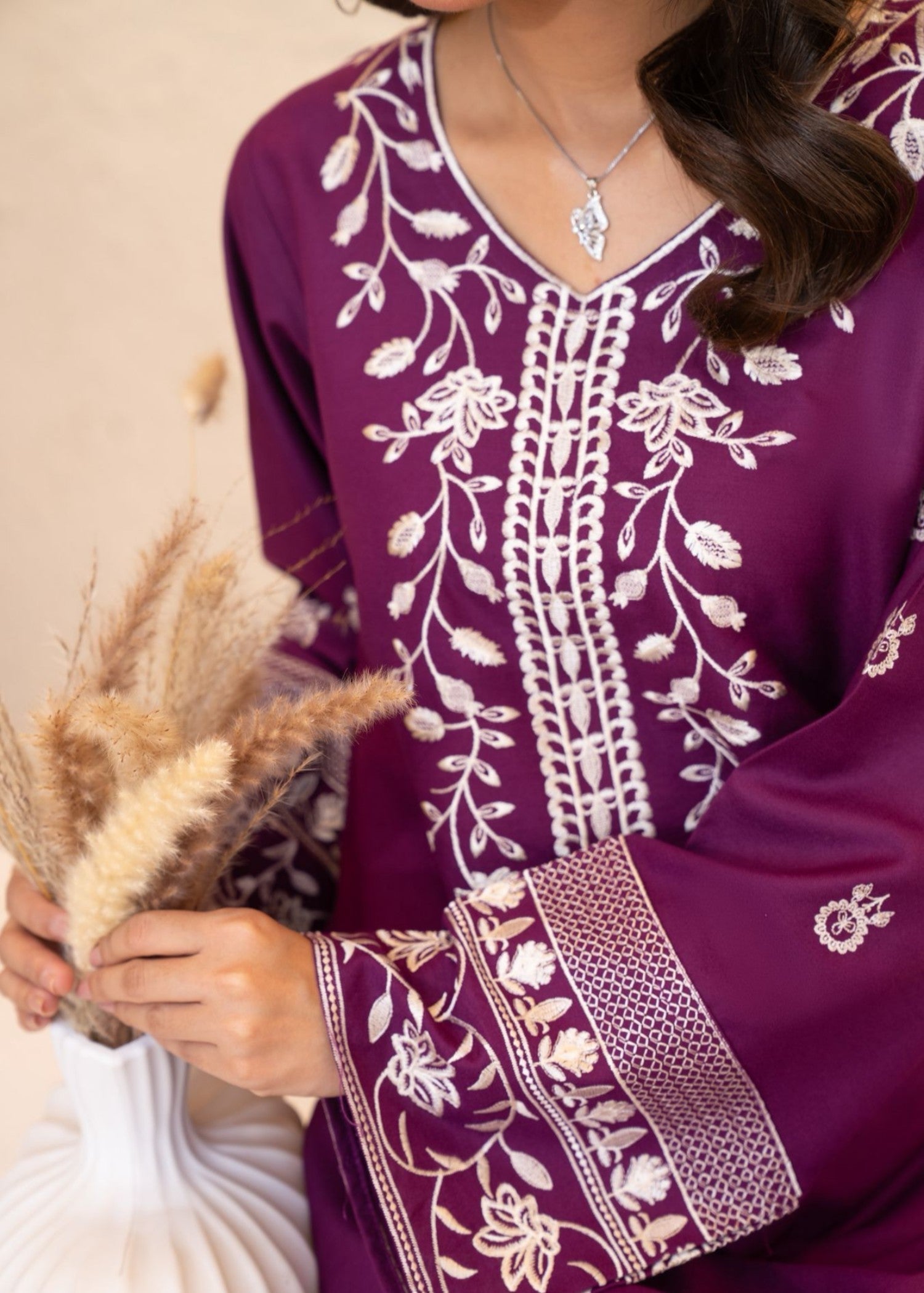 Rehhas Attires PLUM WINTER Women 2pcs