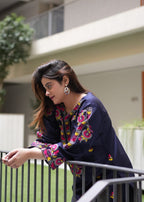 Tehzeeb Libas SOHNI BLUE EMBROIDERED Women 2pcs