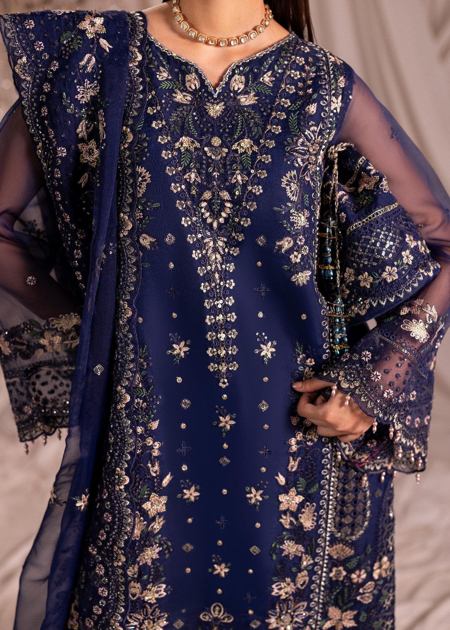 Diara Couture ISORIA DF 43 NAVY BLUE Women 3pcs