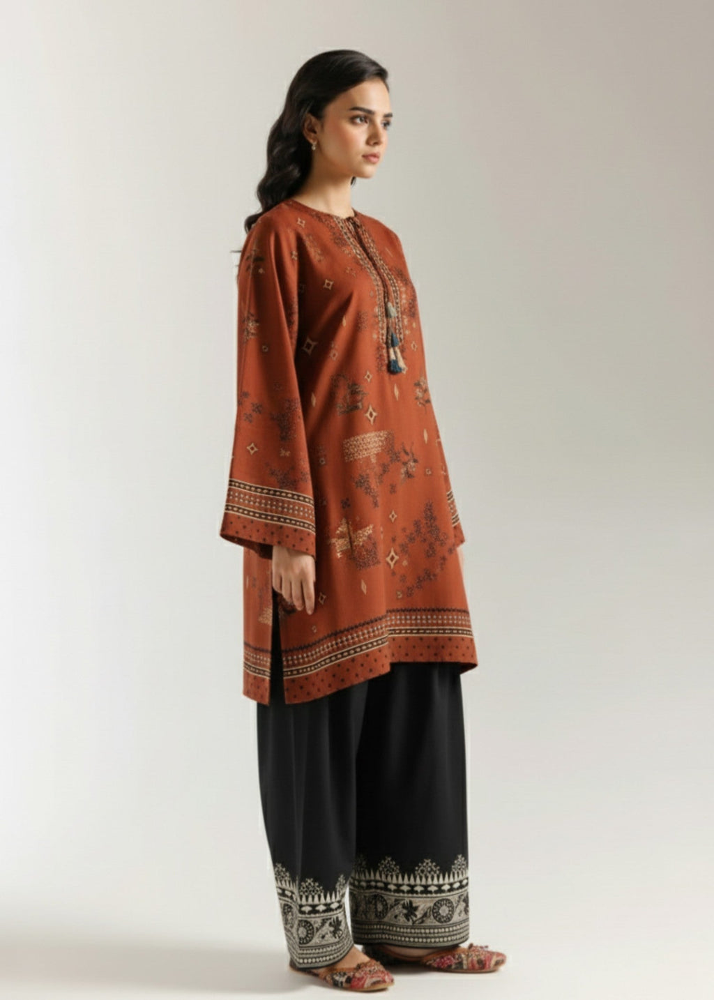 Akhrot Clothing Amber Ethnic Women 2pcs