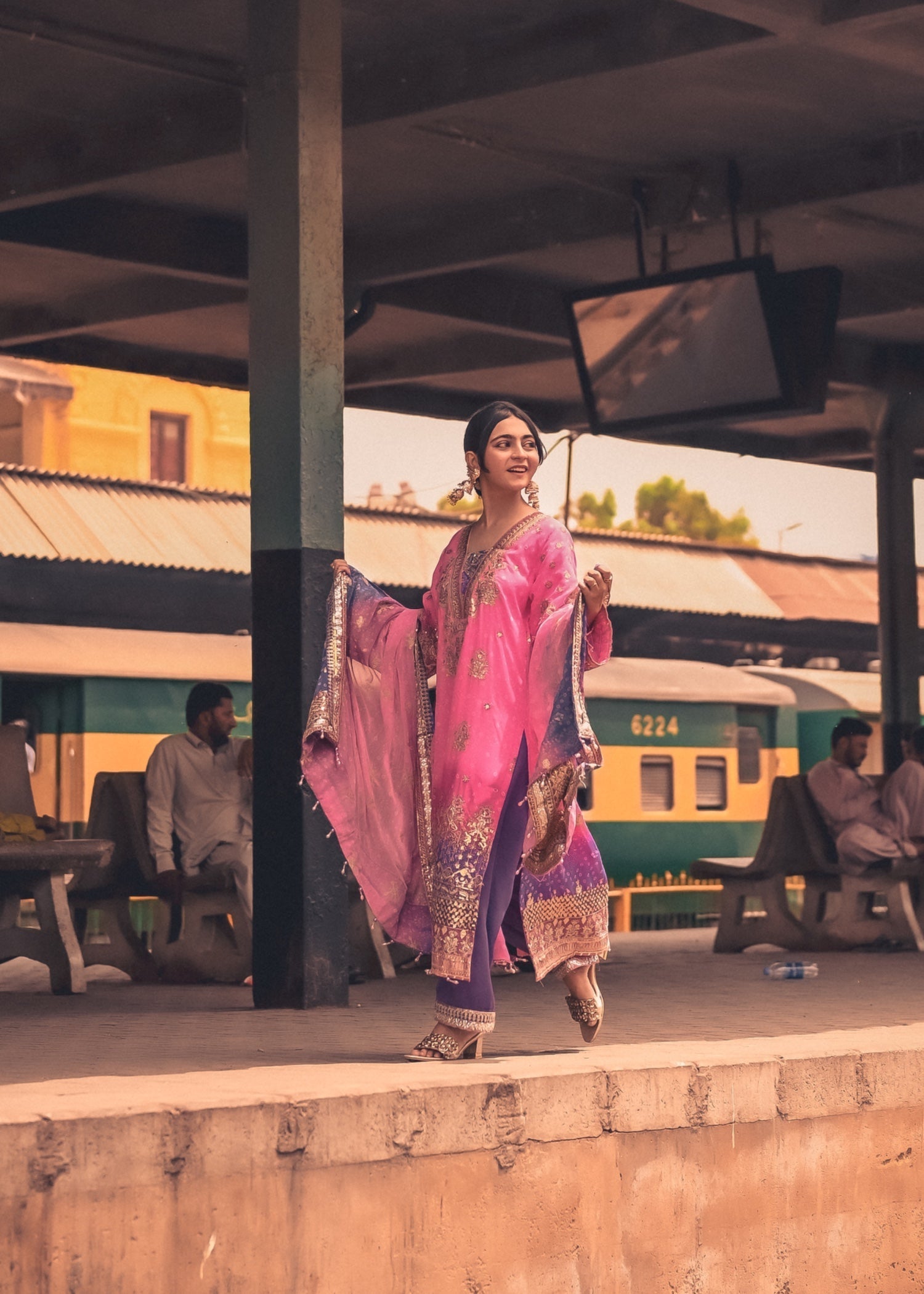 Suits By Sadia Desi glam Women 3pcs