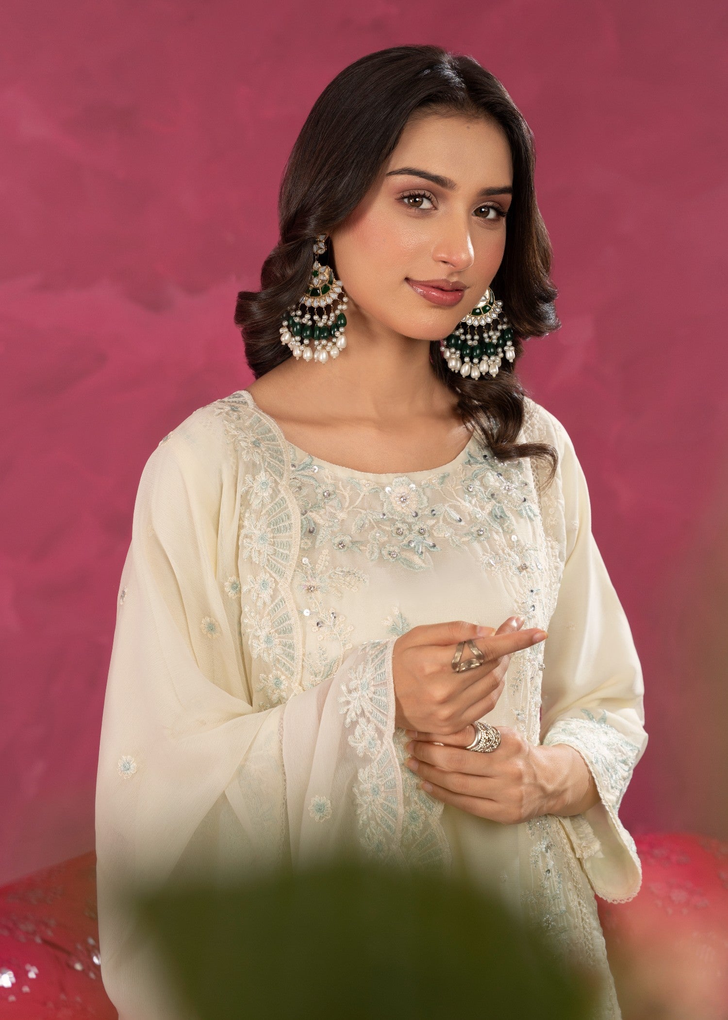 Four Season Boutique SUHANA CREAM Women 3pcs