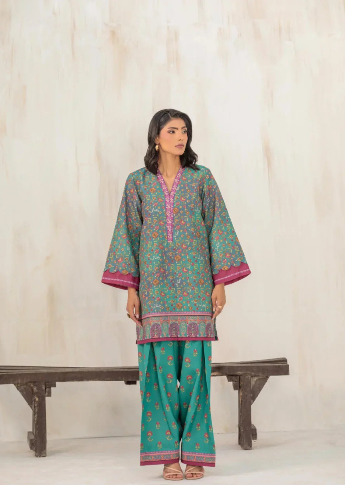 Zaymalpret Gul Kurta Set Women 2pcs